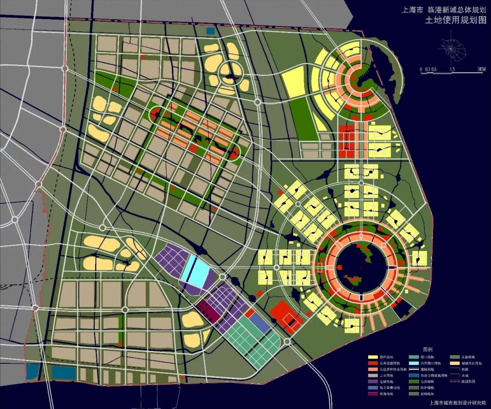 服务临港地区十多年的开发建设,完成临港新城总体规划,分区规划和控制